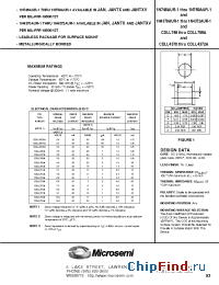 Datasheet JANTX1N4370AUR-1 производства Microsemi